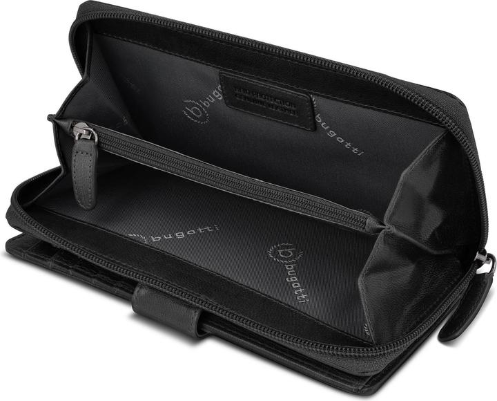 Actual product image Bugatti Valencia wallet RFID protection leather 10 cm