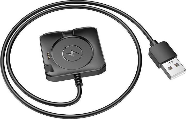 Actual product image Hoco Cable charging cable for smartwatch Y28 0,6 m black