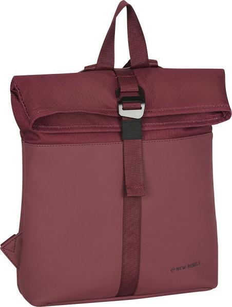 New Rebels Bruce Rolltop Backpack Mini 7L Burgundy (7 l)