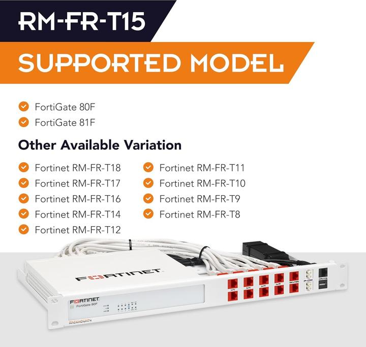 Productafbeelding Rackmount.IT Kit voor FortiGate 80F / 81F