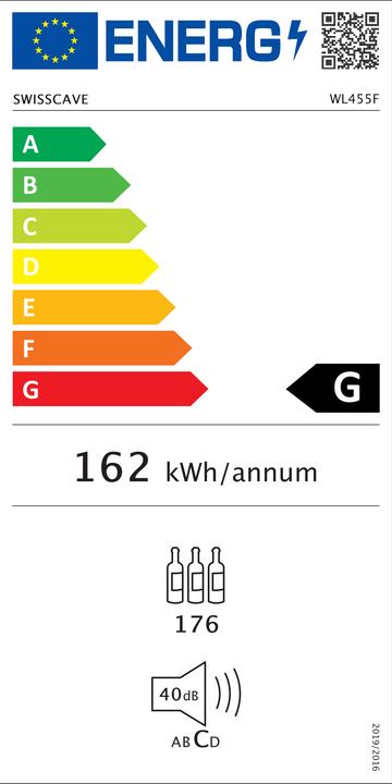 Energy Label Swisscave WL455F