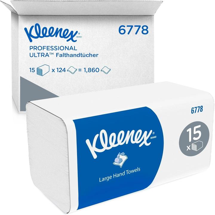 Kleenex Asciugamani Grandi Sovrapposti (15 x)