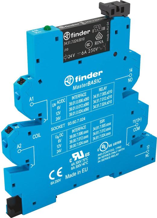 Immagine prodotto Finder Electromechanical Relay 6A 6VAC/DC