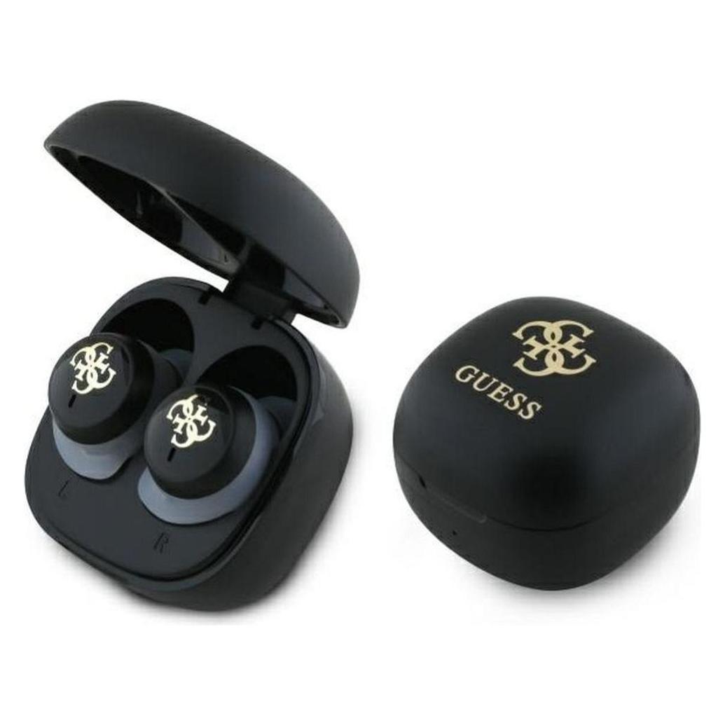 Guess 4G Logo Mini Headset (Aktive Geräuschunterdrückung, 6 h, Kabellos), Kopfhörer, Schwarz