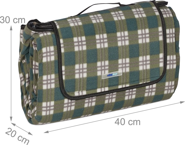 Actual product image Relaxdays Picnic blanket