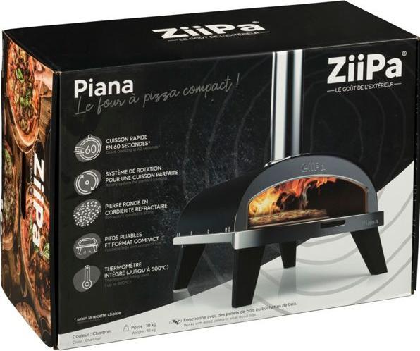 Actual product image Ziipa Piana Charbon (Pizza oven wood)