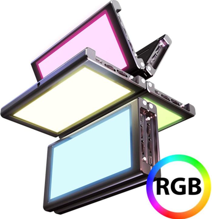 Produktbild Falcon Eyes RGB LED Lampe PockeLite F7 Fold (Studioleuchte, Videoleuchte)