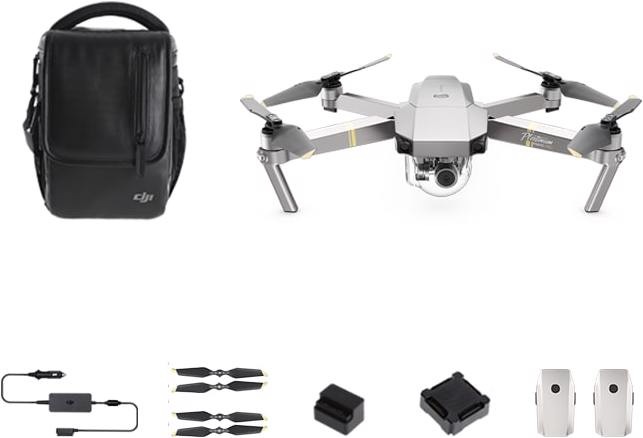 Image du produit DJI Mavic Pro Platinum set Fly More (30 min, 743 g, 12 Mpx)