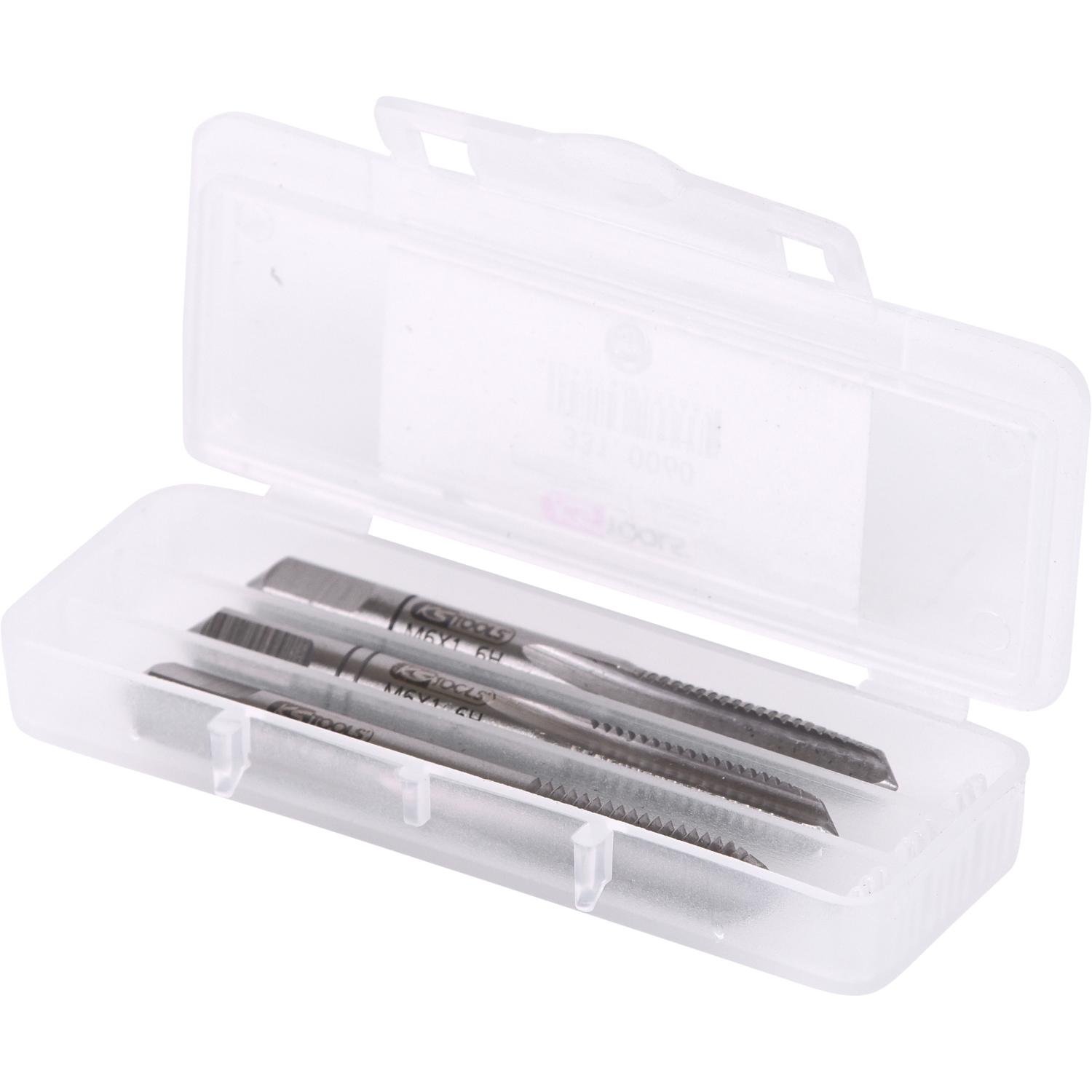 KS Tools, Gewindeschneider + Gewindebohrer, HSS Handgewindebohrer-Satz M