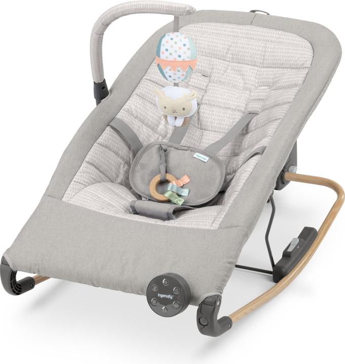 Ingenuity - Keep InMotion Automatic Rocking Seat - Gray - 0-6 M