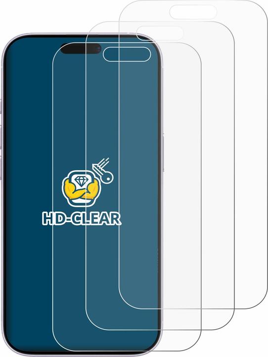 Productafbeelding BROTECT Schutzfolie für Apple iPhone 17 Displayschutz Displayschutzfolie Folie Klar Transparent (6 Pcs., Apple iPhone 17)