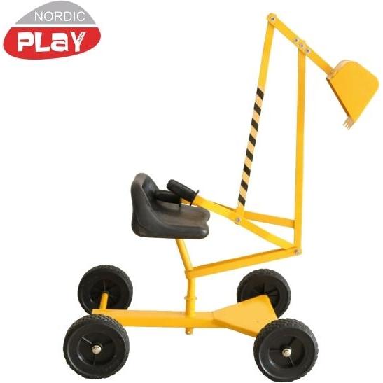 NSH Nordic GIOCO NORDICO Maschera da tomba in sabbia, gul/sort på hjul (805-433)