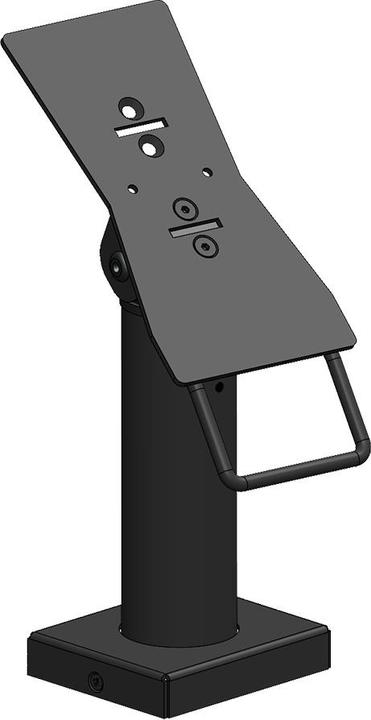 Produktbild Max Michel Kompletthalterung für Verifone P200/P400, eckige Abdeckung, Pole 120 mm