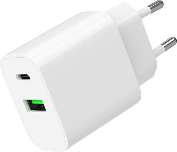 Immagine prodotto Gembird PowerDelivery USB-A USB-C 20W Biała (20 W, 2 porte)