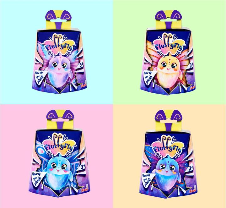 Produktbild Simba Fluffyfly 4-sort. (12 cm)