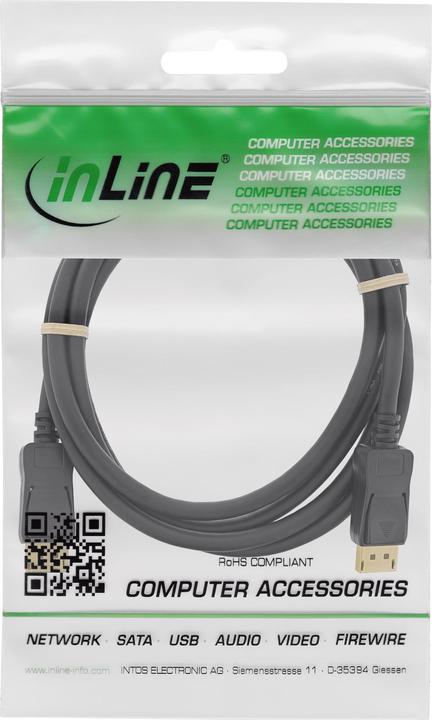Actual product image InLine DisplayPort — DisplayPort (2 m)