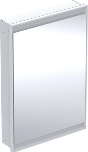 Actual product image Geberit ONE mirror cabinet with ComfortLight, 1 door, concealed mounting, white/aluminum, 60x90cm, 5 (60 x 90 cm)