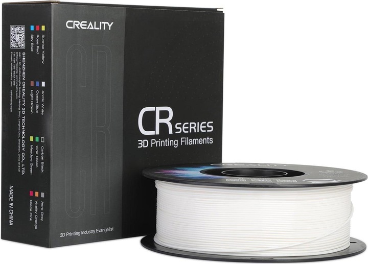 Image du produit Creality Filament TPU, blanc, 1.75 mm, 1 kg (TPU, 1.75 mm, 1000 g, Blanc)