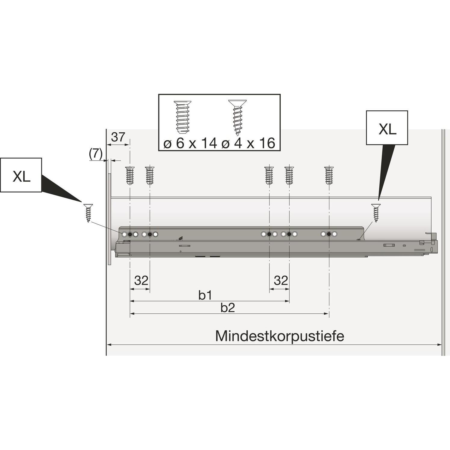 Thumbnail - Hettich, Schubladenauszüge, Vollauszug mit Silent System Actro YOU