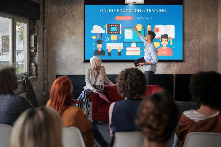 Actual product image Optoma ZH430UST (Full HD, 4000 lm, 0.25:1)