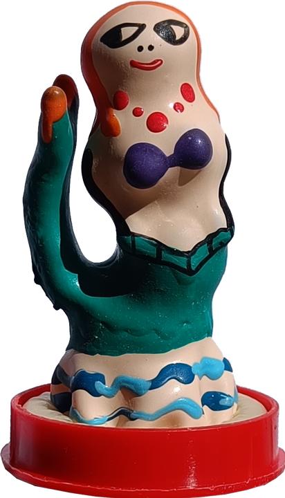 Produktbild Erco Scherzkondom «Meerjungfrau» – handbemalt, kreativer Fantasy-Partygag für unvergessliche Feiern (1 Stk.)