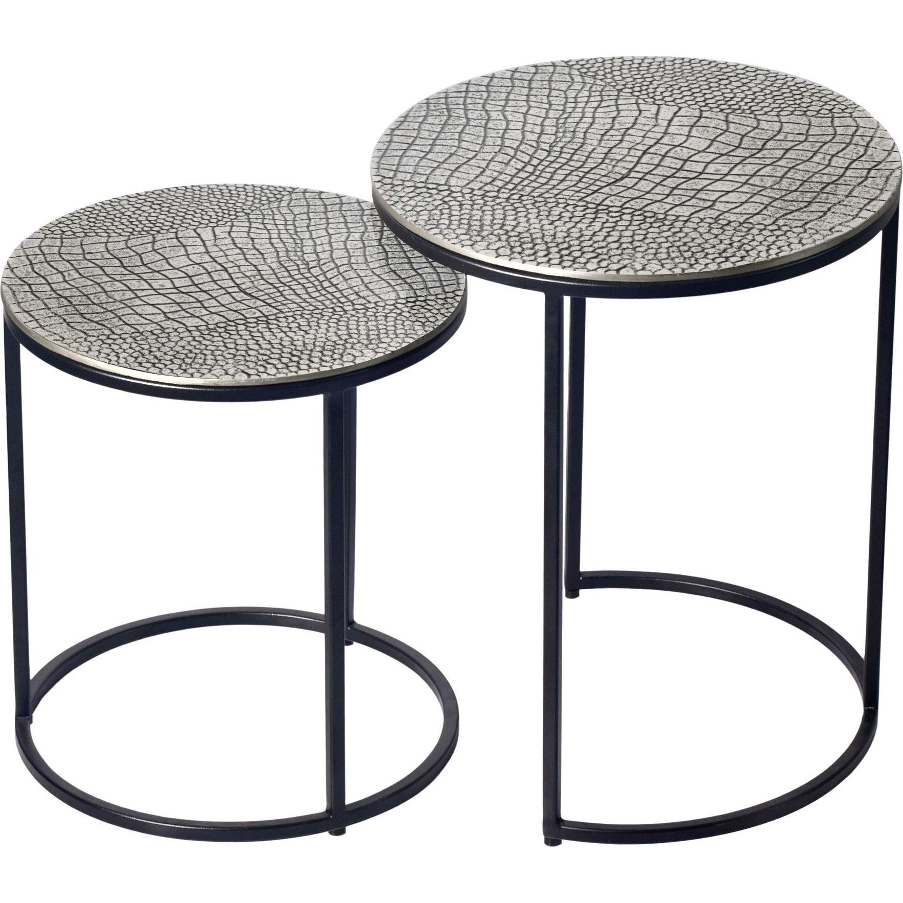 Wohnling, Tavolino da salotto, Metall (35 x 35 x 40 cm, 40 x 40 x 48 cm)