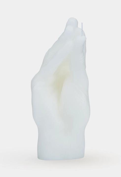 Produktbild Candle Hand Italian Gesture Weiss