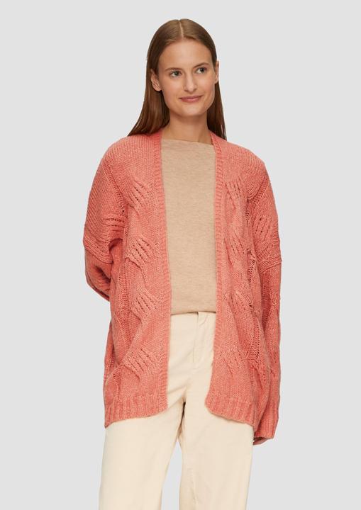 Produktbild S.Oliver Strickjacke Strickjacke mit Zopfmuster im Relaxed Fit (44)