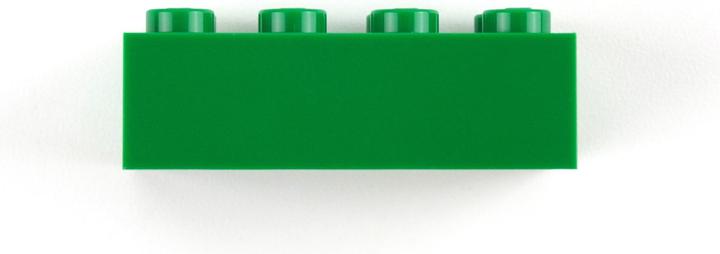 Actual product image LEGO 2x4 bricks green - 100 pieces (3001, LEGO Accessories)
