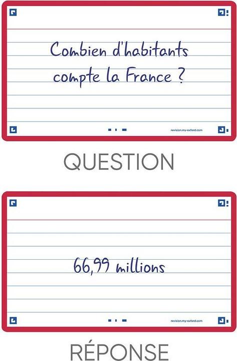 Produktbild Oxford FLASH 2.0 Karteikarten (75 x 125 mm, 80 x)