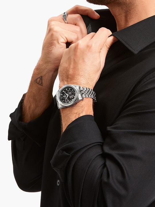 Actual product image Thomas Sabo WA0409-201-203 Herrenuhr Automatik Schwarz 41mm 5ATM (Analogue wristwatch, 41 mm)