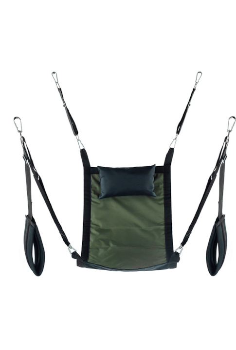 Mr. Sling Rectangular canvas sling - 4 points - Full set - Kaki