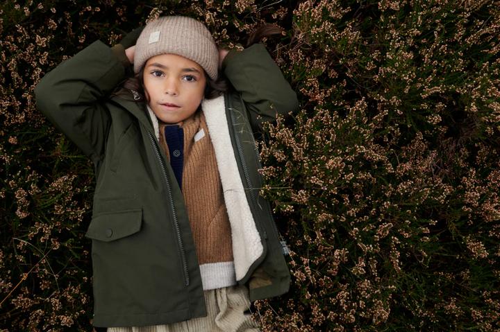 Actual product image Liewood Reversible jacket Timber Army Brown Mix (122)