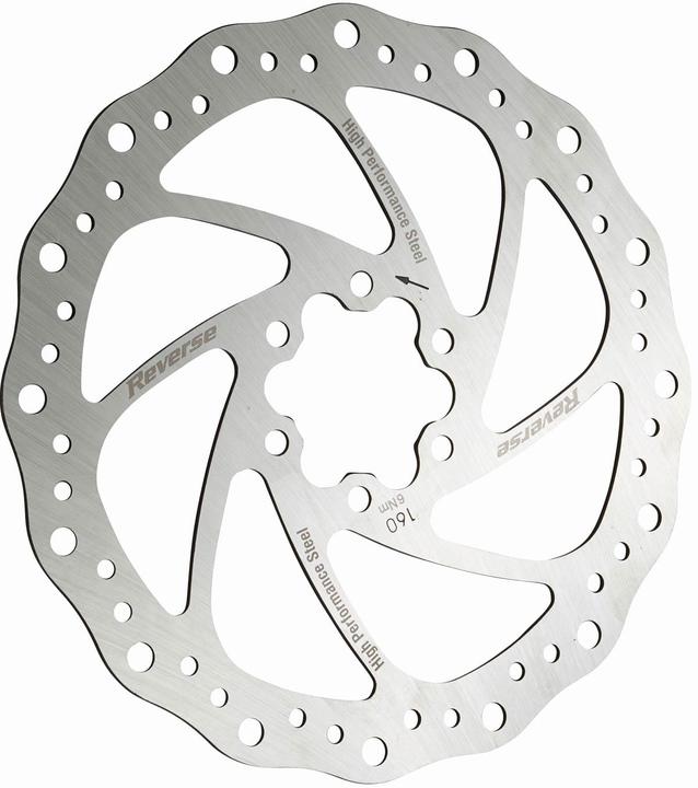 Produktbild Reverse Stahl Bremsscheibe 6-Loch (160 mm)