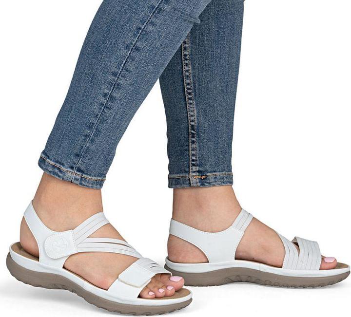 Produktbild Rieker Sandale mit Elastbändern weiss (40)