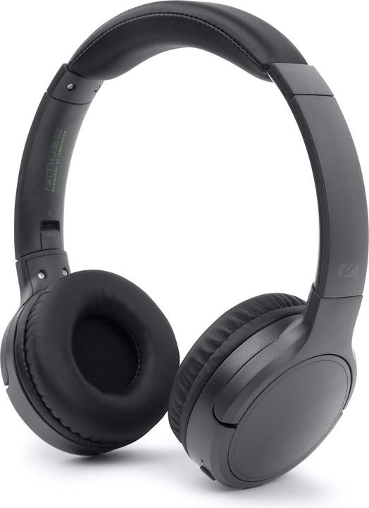 Muse Bluetooth Stereo Headphones M-272 BT On-ear, Wireless, Black (45 h, Wireless)