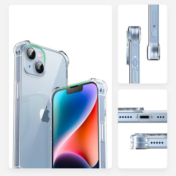 Actual product image Ugreen Gel Bright Cushion Protective Case for iPhone 14 Plus Transparent (LP602) (Apple iPhone 14 Plus)