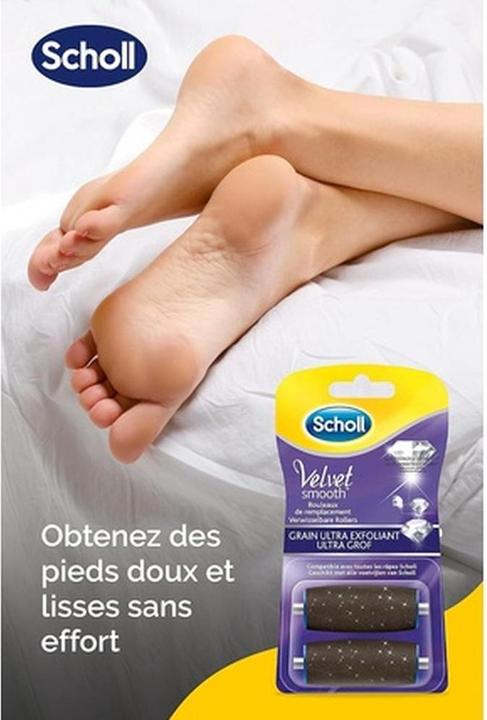 Produktbild Scholl Velvet Smooth Express Pedi Crystal Diamonds Ultra Peeling-Körner-Patronen (2 x)