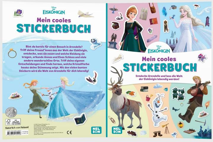 Produktbild Disney Die Eiskönigin: Mein cooles Stickerbuch
