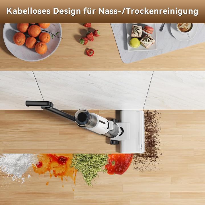 Produktbild Jonr ED12 Lite Nass Trockensauger,Saug und Wisch Staubsauger,1 mm Randreinigung,Anti-Verwicklungs