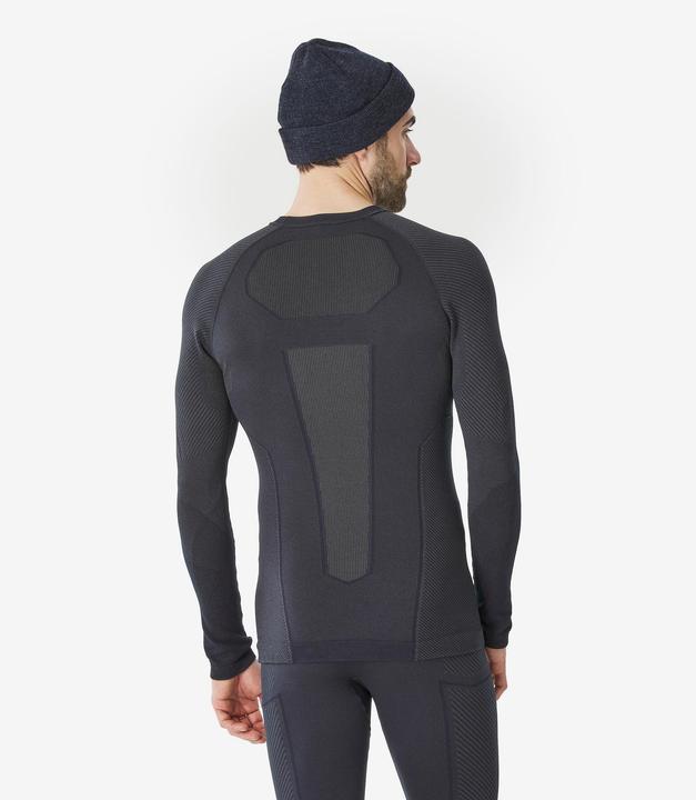 Actual product image Wedze Skiunterwäsche Funktionsshirt Herren warm atmungsaktiv - BL900 marineblau (M)