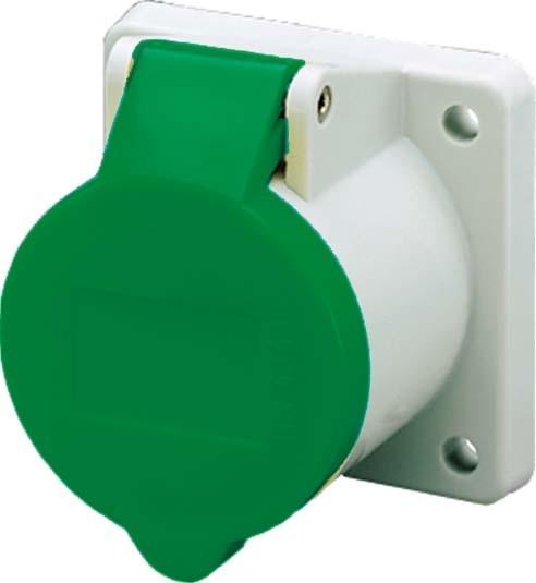 Produktbild Mennekes MEN 1404 16A4P10H>50V100-300HZ Anbaudose IP44