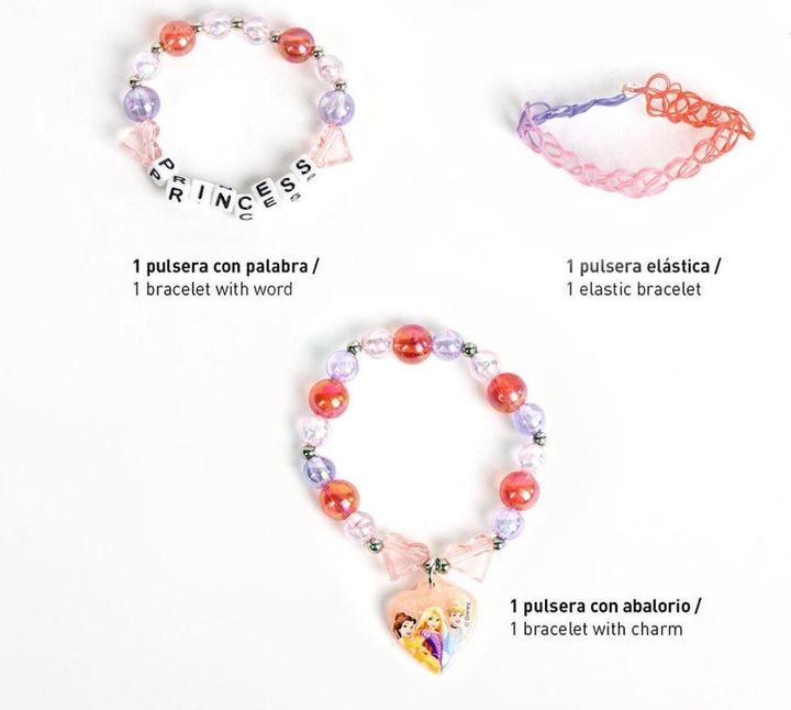 Image du produit Disney Prinzessin Heart Armband-Set 3-tlg (Matières plastiques)
