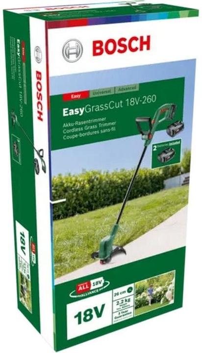 Produktbild Bosch Home & Garden EasyGrassCut 18V-260 (2x2,0Ah) (Trimmfaden)