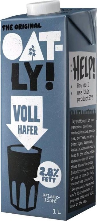 Actual product image Oatly Oat drink full fat (1 x 100 cl)