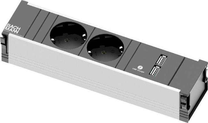 Produktbild Bachmann CONI 2xUTE, 1xUSB & 3xEmpty (2 x, CEE 7/5, CEE 7/3, 0.10 m)