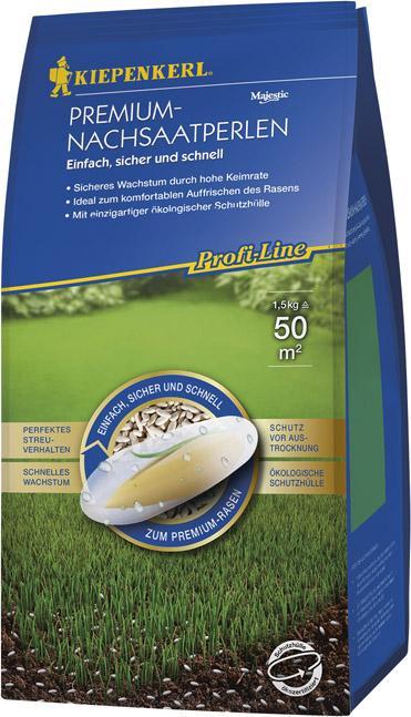 Kiepenkerl Lawn seed Premium reseeding pearls 1.5 kg 50 m (Lawn reseed)