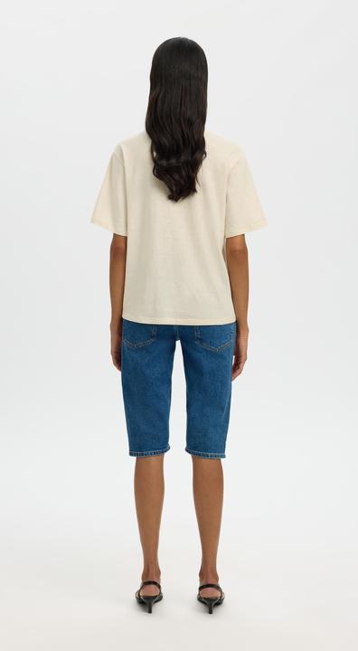 Produktbild Selected Slfada Ss Linen Blend Tee Noos (S)