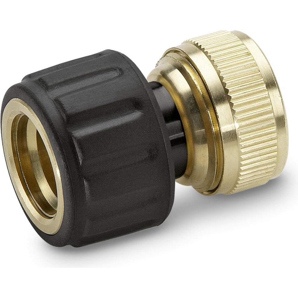 Kärcher, Schlauchanschluss + Schlauchverbinder, Schlauchkupplung (Kupplung, Schlauchkupplung, Wasserstop, 19 mm)