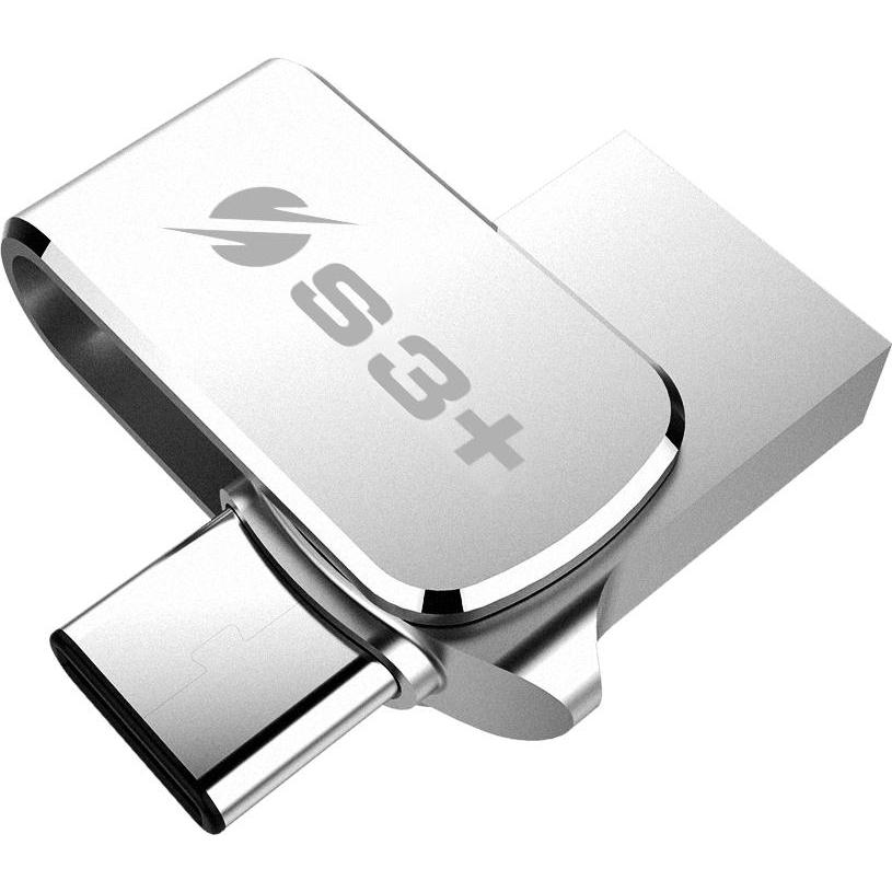 Thumbnail - S3Plus S3+ Pen Drive Steel USB-Flash-Laufwerk 64 GB USB Typ-A / USB Typ-C 3.2 Gen 1 (3.1 Gen 1) Rostfrei st (64 GB, USB-...